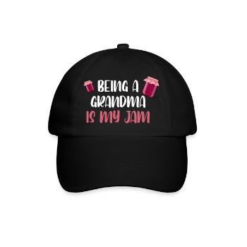 Grandmother Mother's Day Being A Grandma Is My Jam - Baseball Cap - black/black - Front