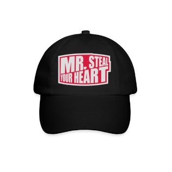 mr steal your heart - Baseball Cap - black/black - Front