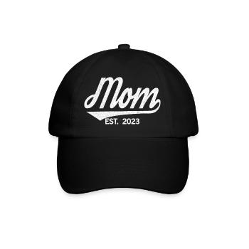 2023, Maman en devenir, annonce de grossesse - Casquette classique - noir/noir - Devant
