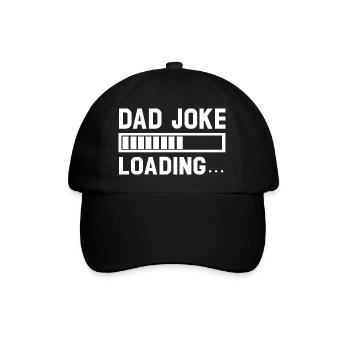 Chargement de papa blague t-shirt graphique - Casquette classique - noir/noir - Devant
