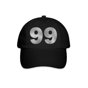Anniversaire 99 ans - Casquette classique - noir/noir - Devant