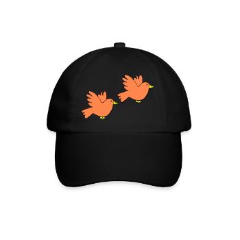 Couleurs d’oiseaux 2 - Casquette classique - noir/noir - Devant