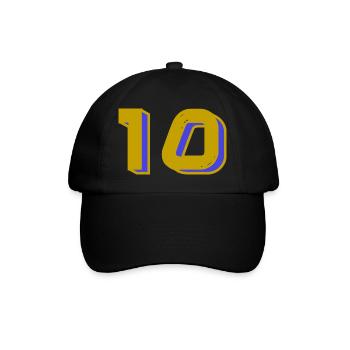 10. 10 YEARS. 10th ANNIVERSARY. 10 YEAR ANNIVERSARY. - Baseball Cap - black/black - Front