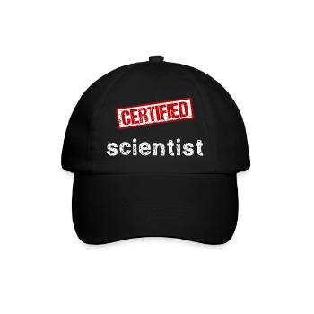Scientifique - Casquette classique - noir/noir - Devant