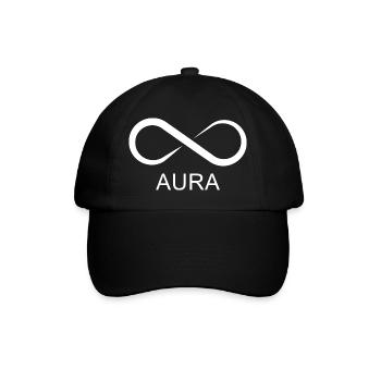 INFINITE AURA - Baseball Cap - black/black - Front