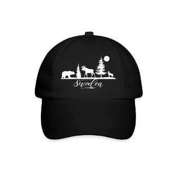 Suède Suède Viking Nordique Scandinavie Solstice d’été - Casquette classique - noir/noir - Devant