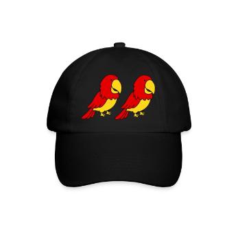 Perroquet 2 - Casquette classique - noir/noir - Devant