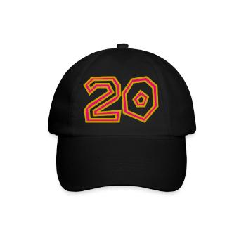 20. 20 YEARS. 20th ANNIVERSARY. 20 YEARS ANNIVERSARY. - Baseball Cap - black/black - Front