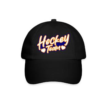 Équipe de hockey - Casquette classique - noir/noir - Devant