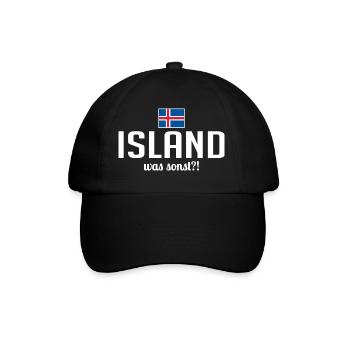 Islande quoi d’autre dire vacances en Scandinavie - Casquette classique - noir/noir - Devant