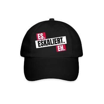 Mallorca Malle Party Shirt It Escalates - Baseball Cap - black/black - Front