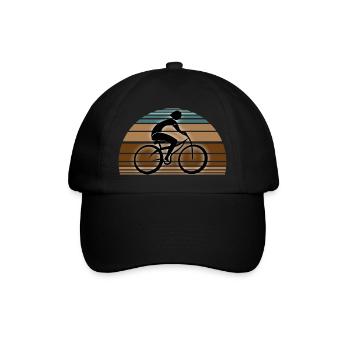 Cycliste - Casquette classique - noir/noir - Devant