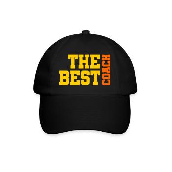 The best Coach - Der beste Trainer - Training - Baseball Cap - black/black - Front