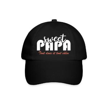 Sweet papa - Casquette classique - noir/noir - Devant