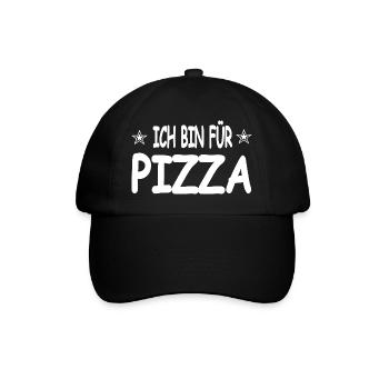 Pizza - Casquette classique - noir/noir - Devant