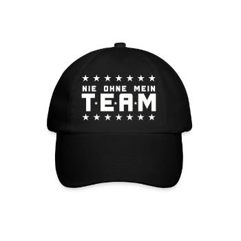 My Team - Baseball Cap - black/black - Front