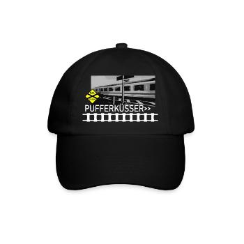 PUFFERKÜSSER - Casquette classique - noir/noir - Devant
