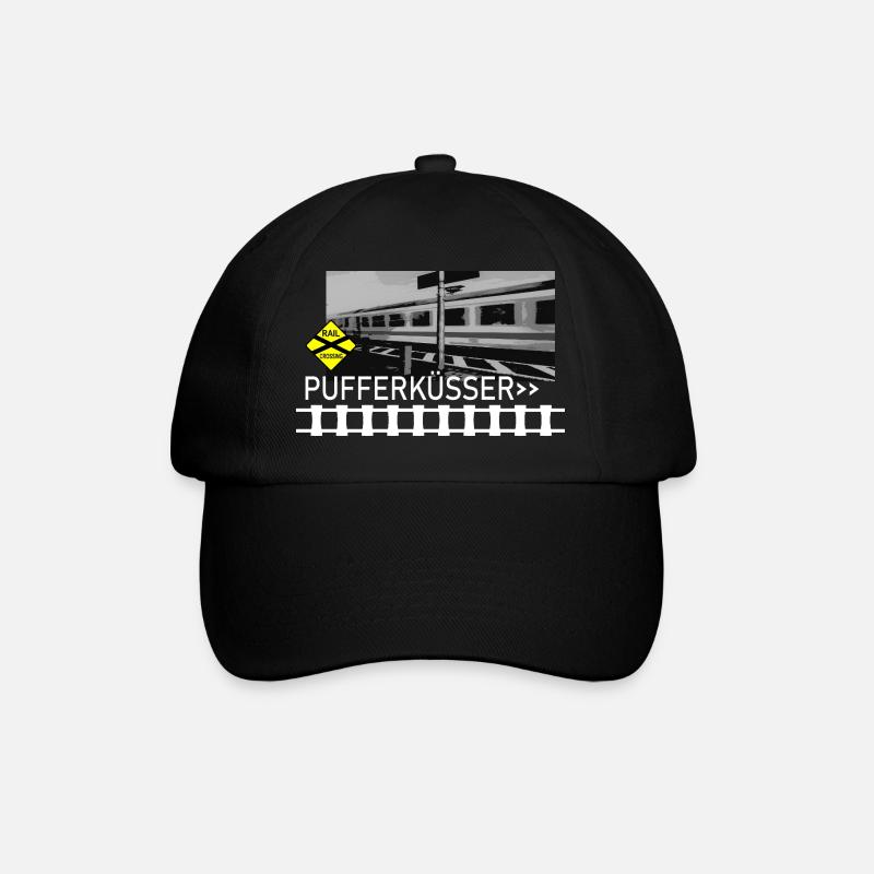 PUFFERKÜSSER - Baseballkappe - Schwarz/Schwarz