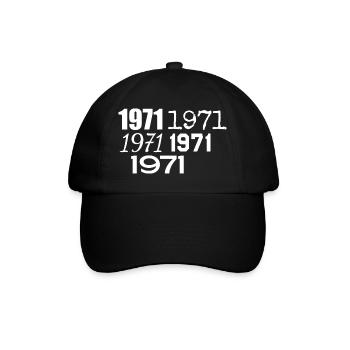 1971 - Casquette classique - noir/noir - Devant