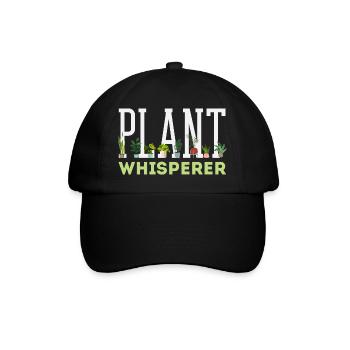 Garten- Und Pflanzenliebhaber Geschenke - Baseballkappe - Schwarz/Schwarz - Vorne