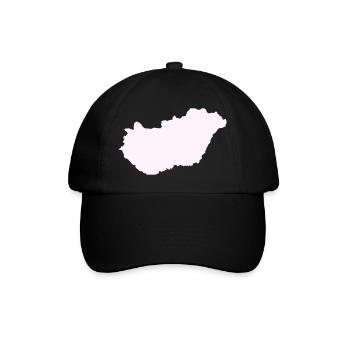 Ungarn Land - Baseballkappe - Schwarz/Schwarz - Vorne