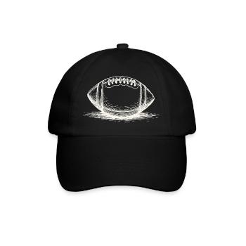 Vintage American Football Ball Sportsman - Baseball Cap - black/black - Front