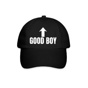 Good Boy Arrow Up Funny - Baseballkappe - Schwarz/Schwarz - Vorne