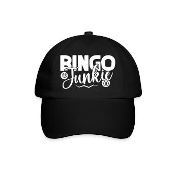 Bingo Player Bingo Junkie Bingo - Baseballkappe - Schwarz/Schwarz - Vorne