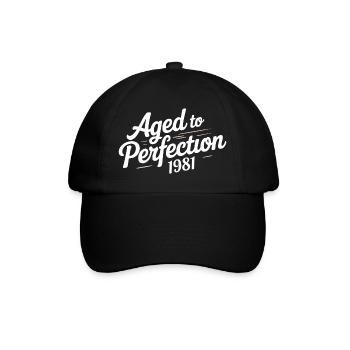 1981 Design for the 45 – For 45 years - Baseball Cap - black/black - Front