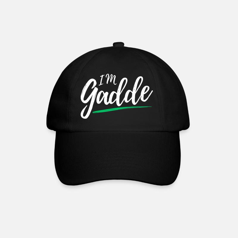 Im Gadde – Logo Hell - Casquette classique - noir/noir