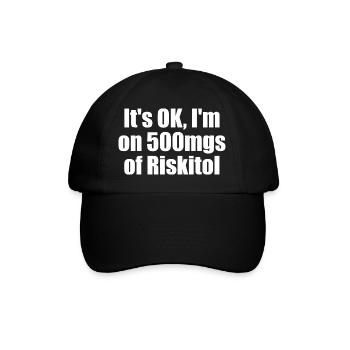 All good, I'm on 500 mg Riskitol. Funny G - Baseball Cap - black/black - Front