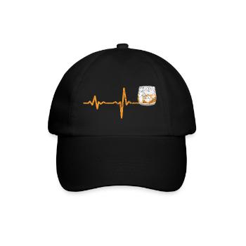 Cadeau de whisky Heartbeat - Casquette classique - noir/noir - Devant