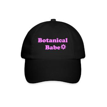 Botanical Babe - Baseball Cap - black/black - Front