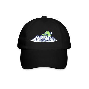 bavaria germany hat beer mountains hueg - Baseball Cap - black/black - Front