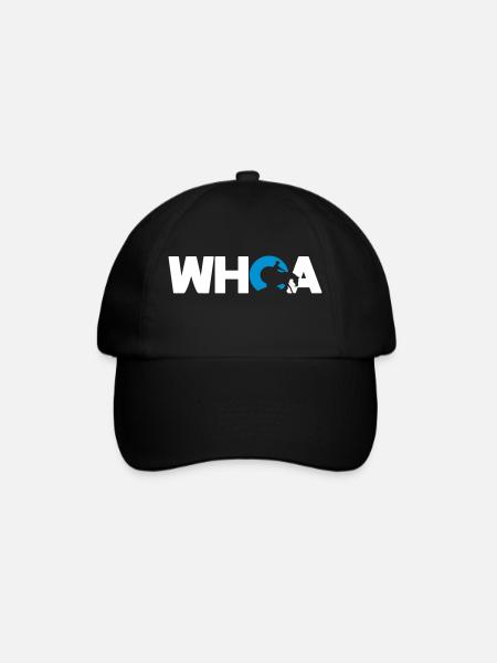 Whoa Westernreiter Reiner Motiv - Baseballkappe - Schwarz/Schwarz