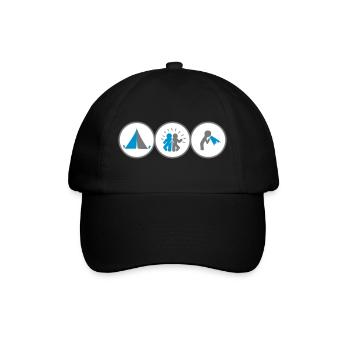 Festival - Casquette classique - noir/noir - Devant