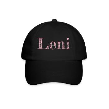 Léni - Casquette classique - noir/noir - Devant