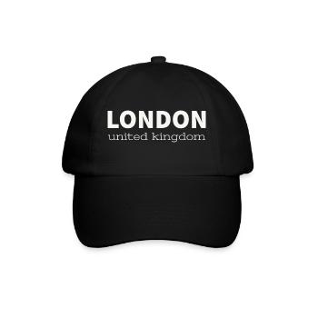 LONDRES - Casquette classique - noir/noir - Devant
