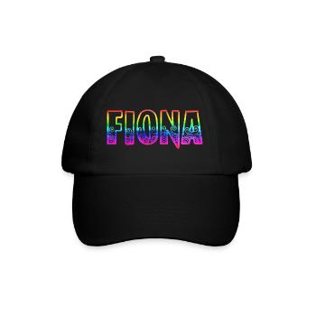 fiona rs arc-en-ciel - Casquette classique - noir/noir - Devant