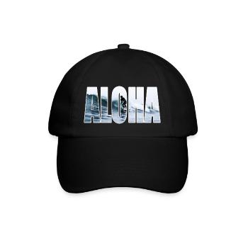 ALOHA - Casquette classique - noir/noir - Devant