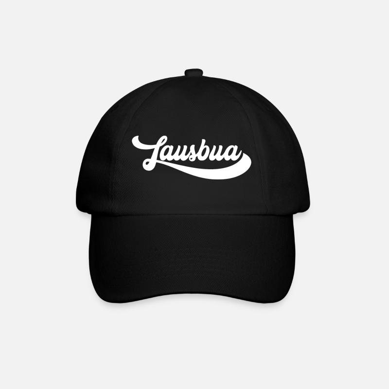 Lawsbua Script Emblem - Baseballkappe - Schwarz/Schwarz
