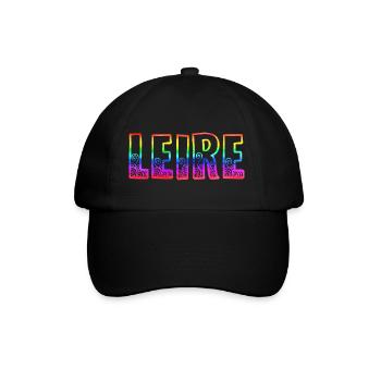leire rs arc-en-ciel - Casquette classique - noir/noir - Devant