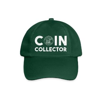 Numismatik Münzsammeln Geschenk - Baseballkappe - Flaschengrün - Vorne
