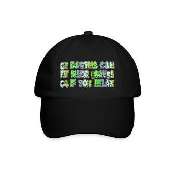 présent astrologie vaisseau spatial génial humour physique - Casquette classique - noir/noir - Devant