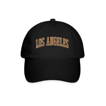 Los Angeles Vintage Arch - Baseballkappe - Schwarz/Schwarz - Vorne
