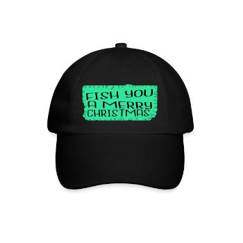 tshirts de pêche à l’achigan ordinateur présent blague - Casquette classique - noir/noir - Devant