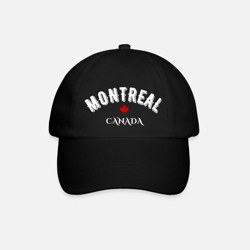 montreal canada - Casquette classique - noir/noir