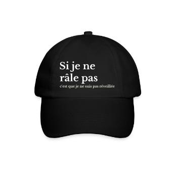 adorable râleuse chiante cadeau drôle femme chiant - Casquette classique - noir/noir - Devant