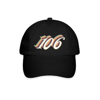 106ème anniversaire vintage - Casquette classique - noir/noir - Devant