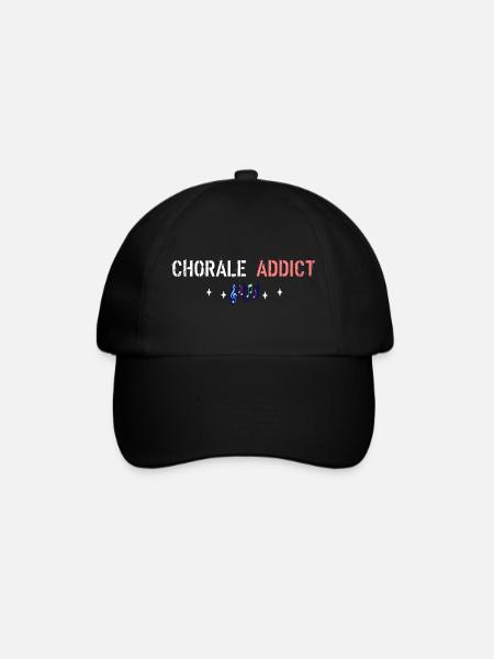 Chorale addict - Casquette classique - noir/noir